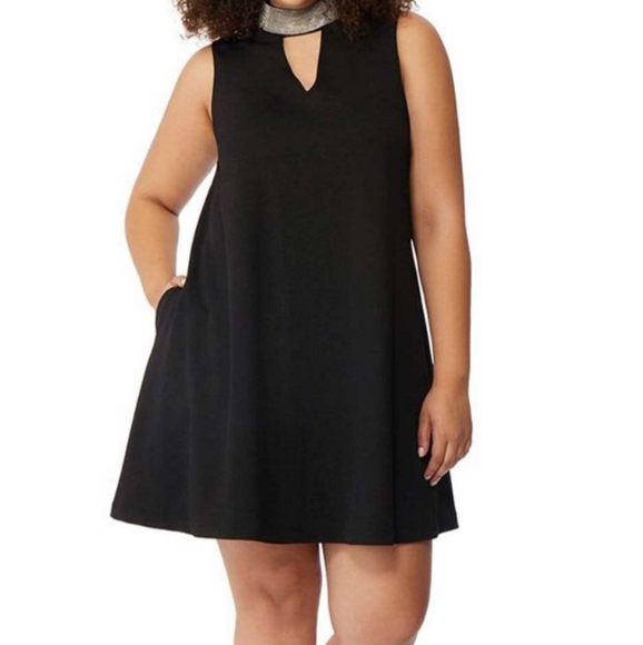 Rebel Wilson Beaded Choker Dress - Picture 1 of 4